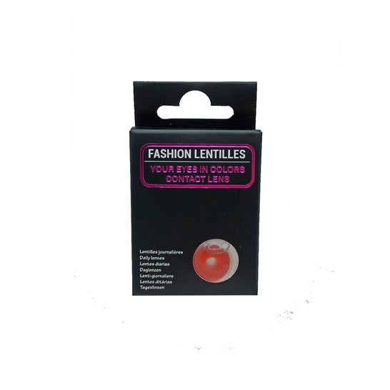 Fashion Lentilles Halloween Red Out 1ut