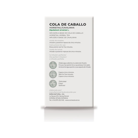 Soria Natural Infusion Cola De Caballo 20 Filtros *