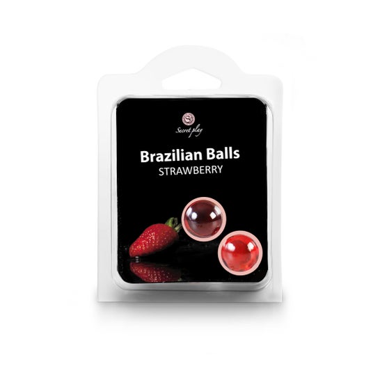 Secret Play Brazilian Balls à l'arôme de fraise 8g
