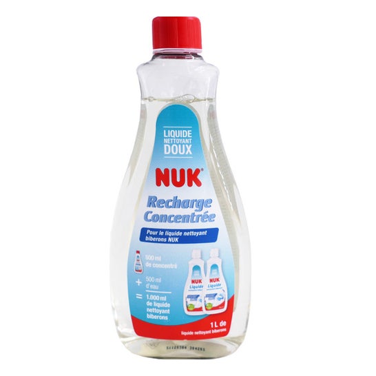 Nuk Recharge Concentrée Liquide Nettoyant Doux 500ml