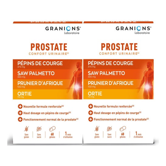 Granions Prostate Confort Urinaire 2x60 Gélules