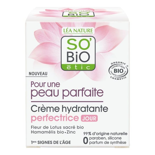 So'Bio Étic Crème Visage Jour Hydratant Peau Parfaite 50ml