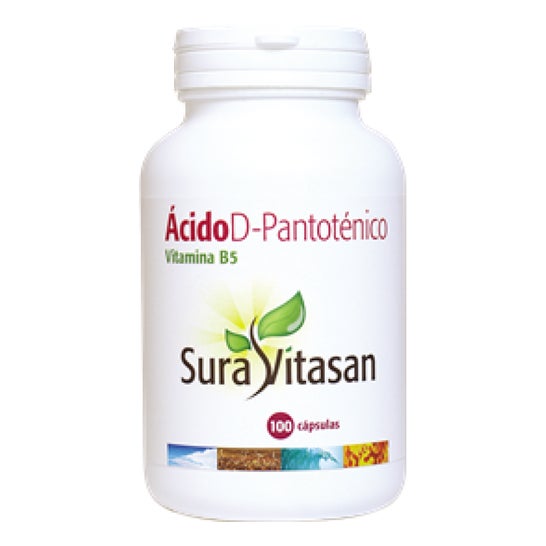 Sura Vitasan Acide Pantothénique 500mg 100caps