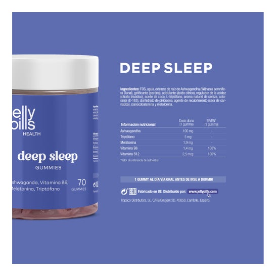 Jelly Pills Health Deep Sleep 70 Gummies
