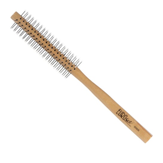 Eurostil Brosse circulaire en bois Boule en nylon 9mm