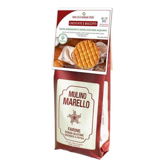Mulino Marello Mix Farine Naturelle Crostate Biscotti Bio 500g