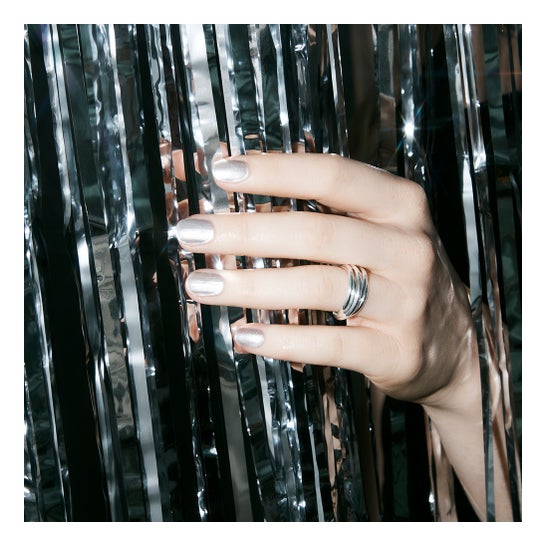 Ohora Gel Nail Strips N Silver Chrome 30uds