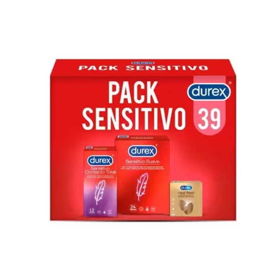 Durex Pack Sensitivo Condones 39uds