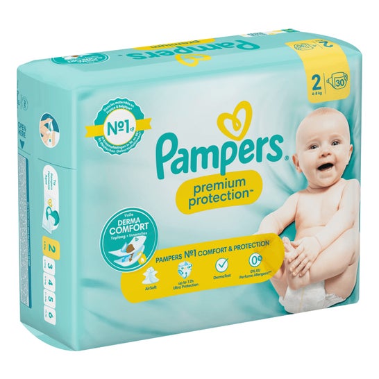 Pampers - Couches premium protection (t2)