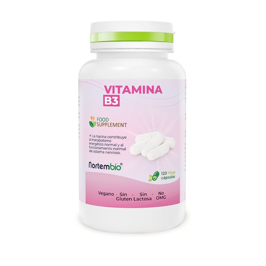Nortembio Niacine Ruborizante Vitamine B3 120caps