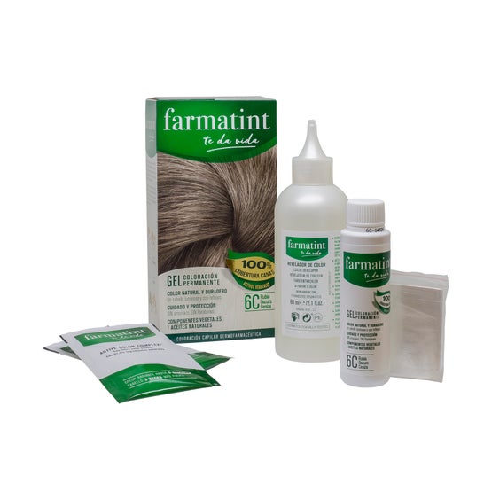 Farmatint 6C rubio oscuro ceniza 135ml