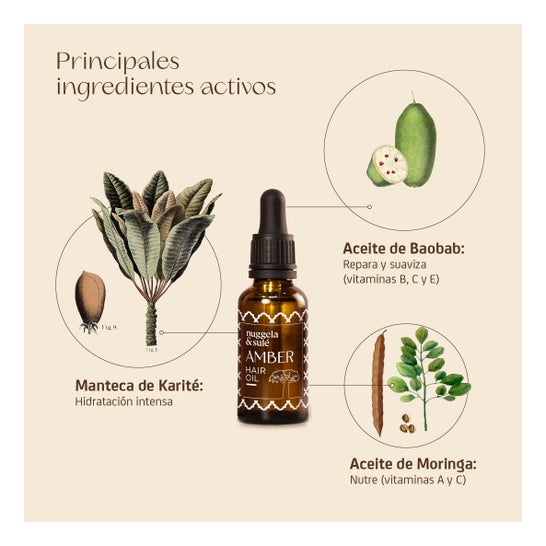 Nuggela & Sule Amber Huile Cheveux 30ml