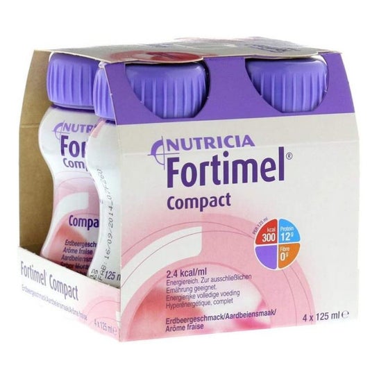 Nutricia Fortimel Compact Protéiné Fraise 4x125ml