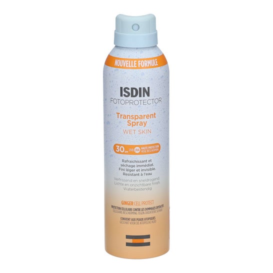 ISDIN Transparent Spray Wet Skin SPF30 250ml