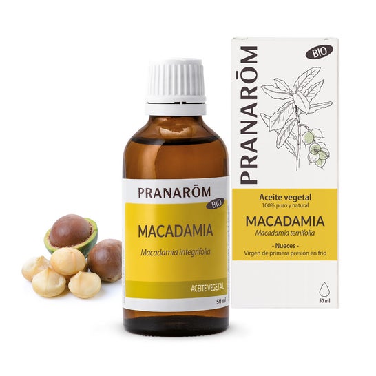 Pranarôm Huile végétale Bio Macadamia 50ml