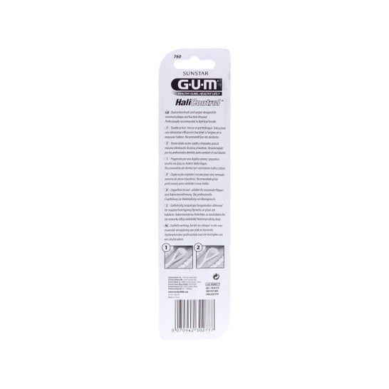 GUM Grattoir Lingual Double Action 760 1 Unité