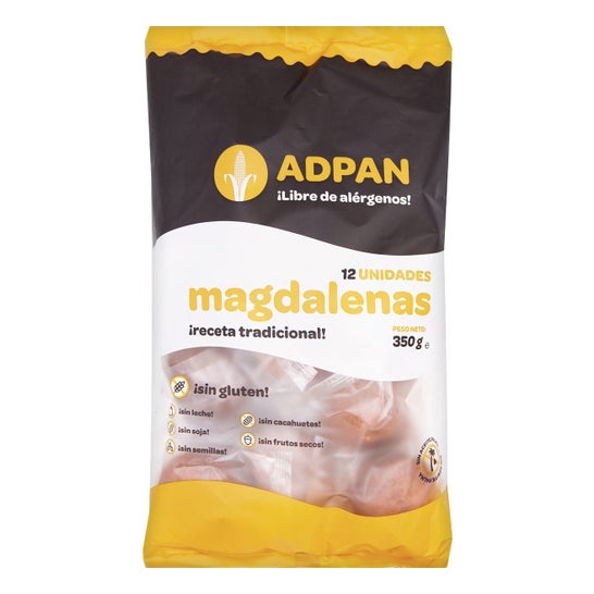 Adpan Madalenas S/G Recette traditionnelle 350g