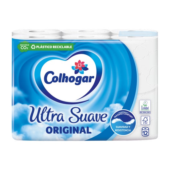 Colhogar Original Soft Toilet Tissue 12uts