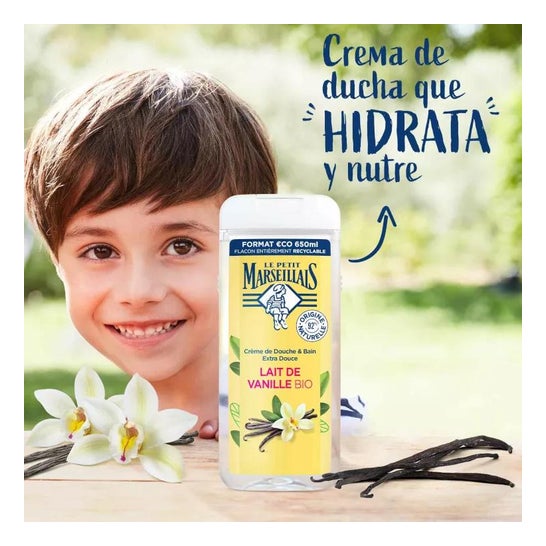 Le Petit Marseillais Gel Baño Leche de Vainilla BIO 650ml Le Petit Marseillais Gel Baño Leche de Vainilla BIO 650ml
