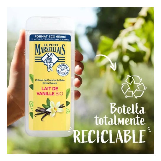 Le Petit Marseillais Gel Baño Leche de Vainilla BIO 650ml Le Petit Marseillais Gel Baño Leche de Vainilla BIO 650ml