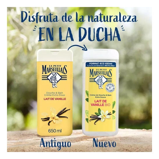 Le Petit Marseillais Gel Baño Leche de Vainilla BIO 650ml Le Petit Marseillais Gel Baño Leche de Vainilla BIO 650ml