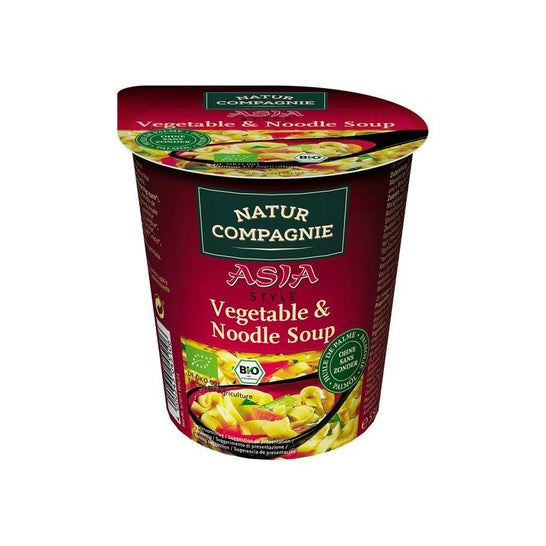 Granovita Soupe de légumes à l'asiatique avec nouilles biologiques 55g