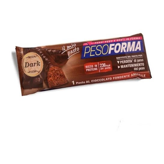 Pesoforma Barre Saveur Chocolat Noir Single Meal 2uts