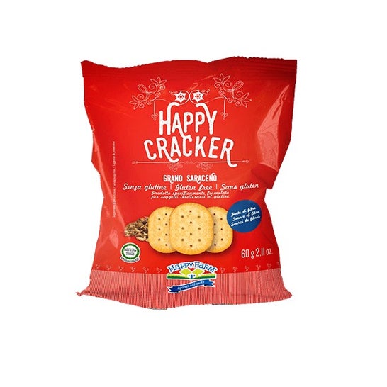 Happy Farm Cracker Blé Sarrasin Sans Gluten 60g
