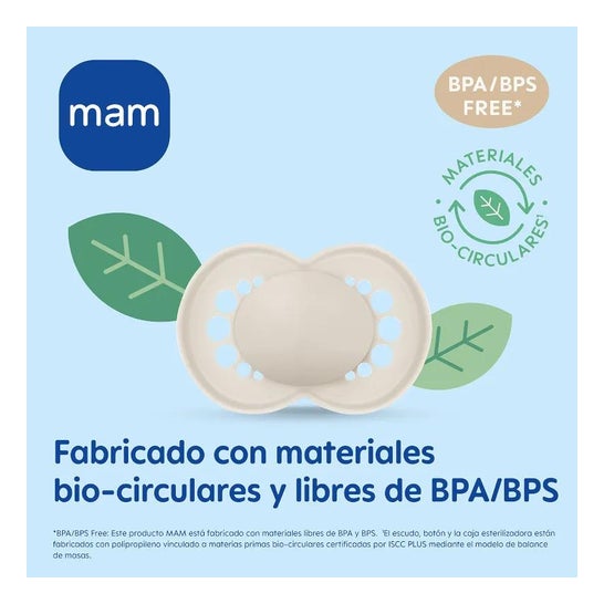 Mam Baby Sucette originale en silicone rose +16M 2uds Mam Baby Sucette originale en silicone rose +16M 2uds