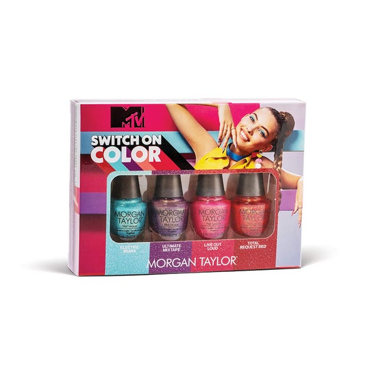 Morgan Taylor Set Switch On Color Vernis Ongles 4x5ml
