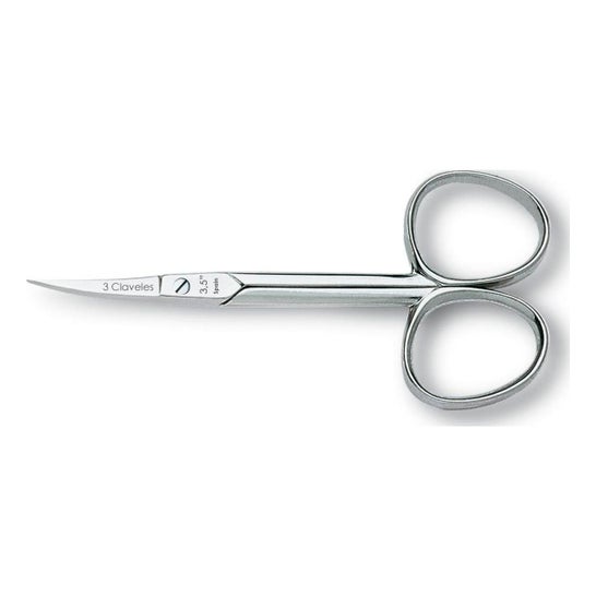 3 oeillets ciseaux manucure incurvée 3.5''' 9cm 9cm 1ud