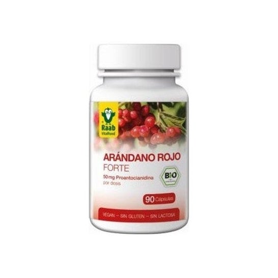 Raab Vitalfood Mirtilo Vermelho Forte Bio 90caps