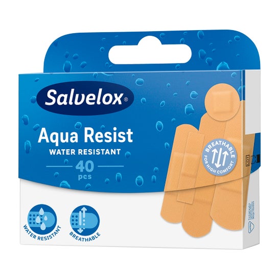 Salvelox Aqua Resist pansements grande taille 40 pcs