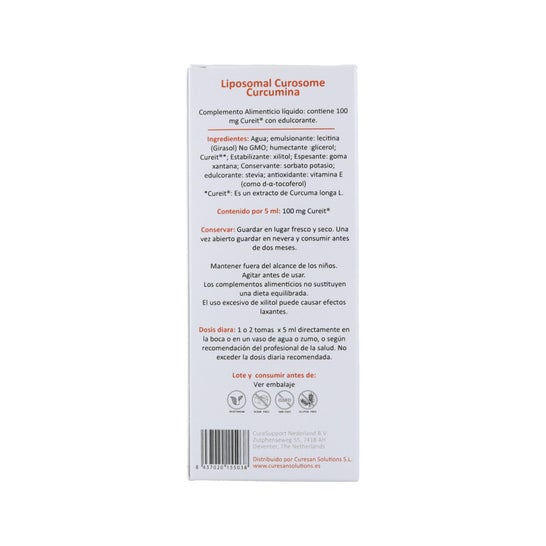CureSupport Curosome Liposomal Cureit Curcumin 250ml