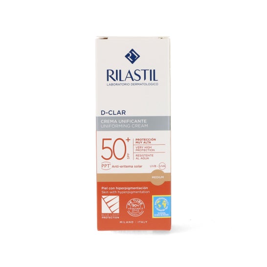 Rilastil Sun System D-Clar Crème Solaire Anti-Taches Medium Teintée SPF50+ 40ml