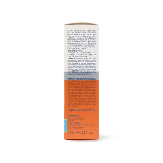 Rilastil Sun System D-Clar Crème Solaire Anti-Taches Medium Teintée SPF50+ 40ml