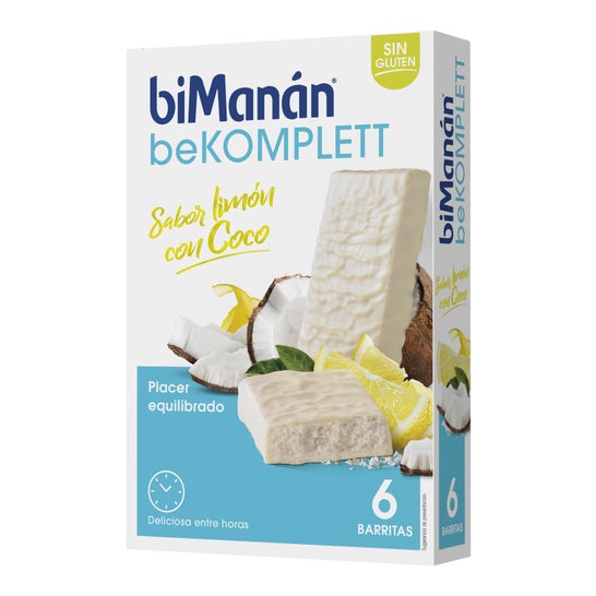 biManán™ Komplett chocolat blanc chocolat blanc arôme citron-coco 6 pcs