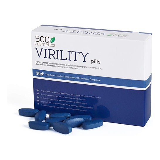 500Cosmétiques Virilité 30 Comprimés x5