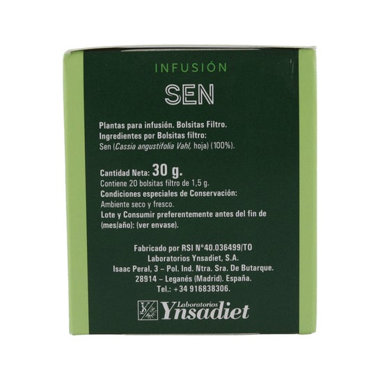Ynsadiet senna infusion 20 filtres