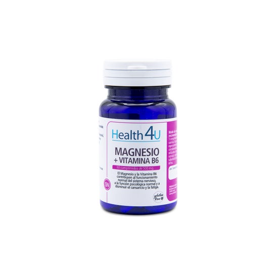 Health 4U Magnésium + Vitamine B6 1200mg 60 Comprimés