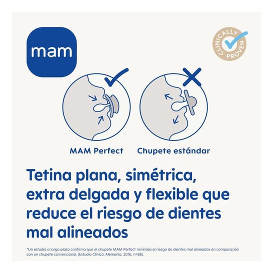 Mam Perfect Sucette Silicone +6M Unisexe Vert 1ut Mam Perfect Sucette Silicone +6M Unisexe Vert 1ut