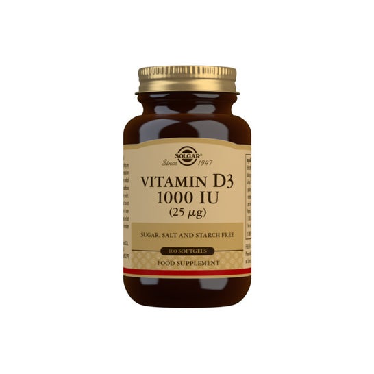 Solgar Vitamina D3 1000UI 100 Comprimés