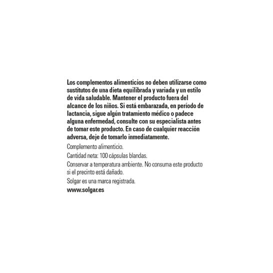 Solgar Vitamina D3 1000UI 100 Comprimés