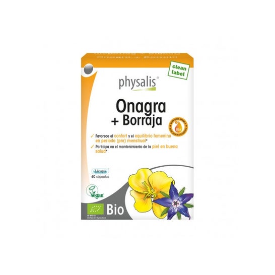 Physalis Onagre et Bourrache 60caps