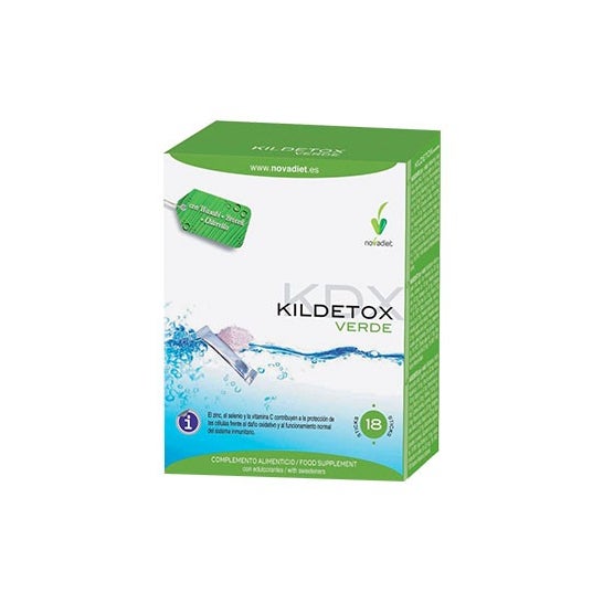 Kildetox Vert purifiant 18 bâtonnets