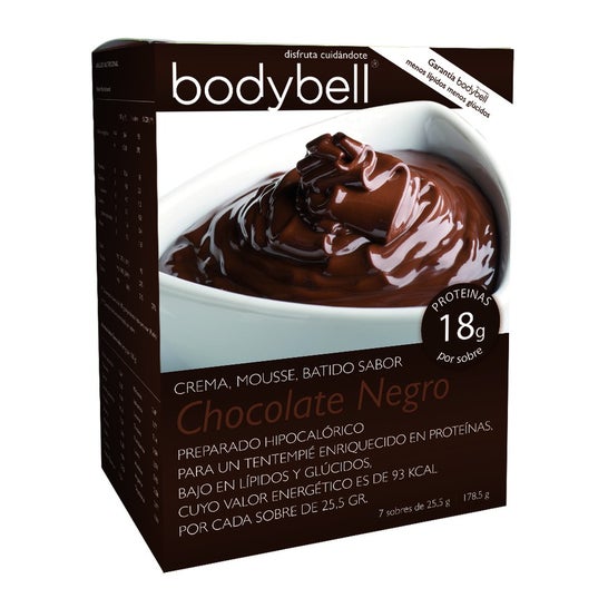 BodyBell Mousse Chocolat Noir 7x25,5g