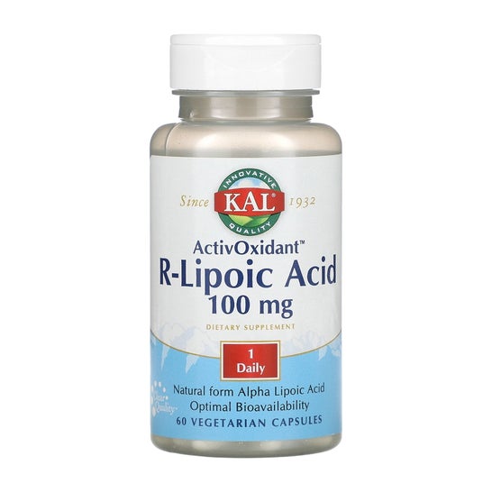 Kal R Acide Lipoïque Activoxydant 100mg 60caps