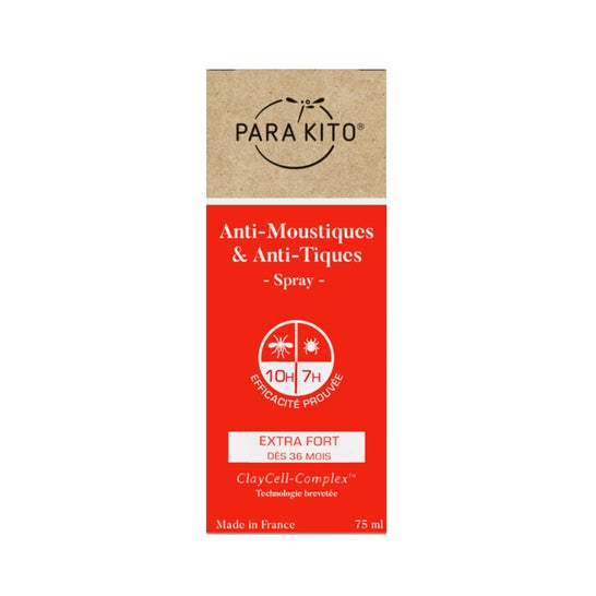 Para'Kito Spray Anti Moustiques Anti-Tiques Extra Fort 75ml