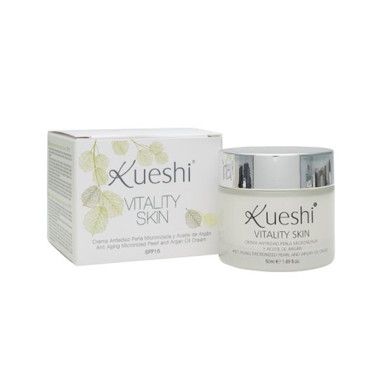 Kueshi Kueshi Kueshi crème anti-âge micronisée anti-âge perle vitalité peau SPF15+ 50ml