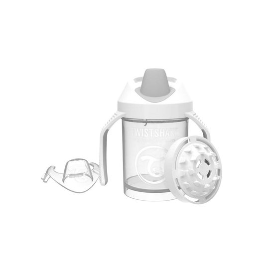 Twistshake Vaso Aprendizaje Mini Cup Blanco +4m 230ml *
